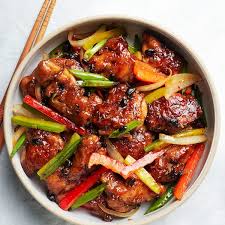 Sliced Chicken with Black Bean Sauce