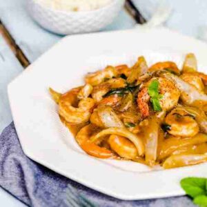 Pan Fried Shrimp with Black Bean Sauce