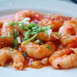 Pan Fried Shrimp with Tomato Sauce